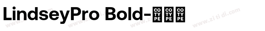 LindseyPro Bold字体转换